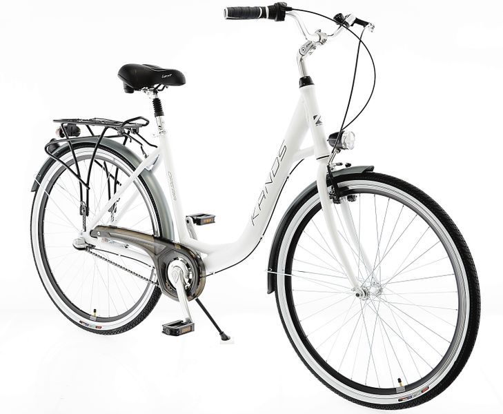 Rower miejski 28 Kands OPERA 17 biało graf 2021r Arena.pl