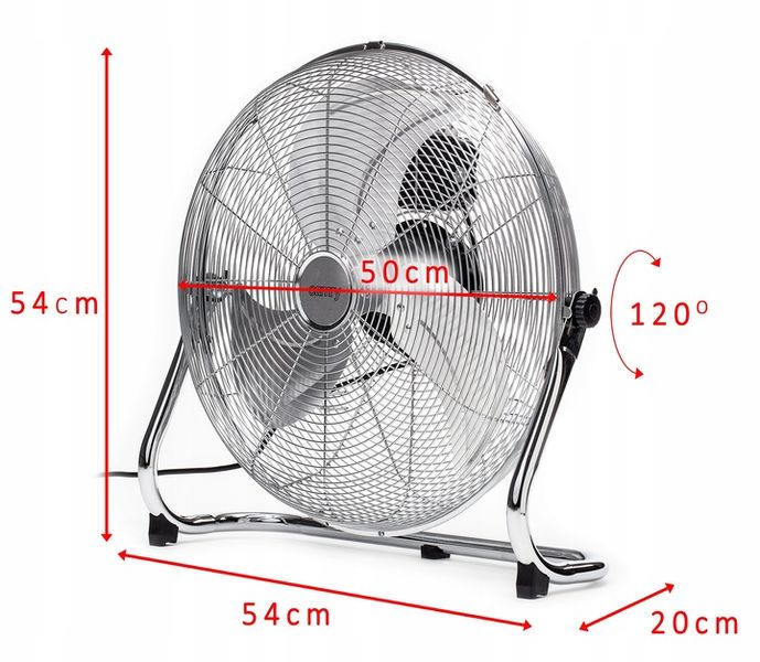 WENTYLATOR PODŁOGOWY DUŻA MOC 53cm ! zdjęcie 8