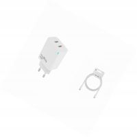 Ładowarka sieciowa GaN 45W dwa USB-C z kabelem do Realme C30