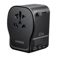 Uniwersalny adapter podróżny / ładowarka sieciowa Ugreen S550, 65W, 2xusb c
