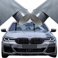 FOLIA SAMOPRZYLEPNA NA AUTO SZARY POŁYSK HQ 200cm