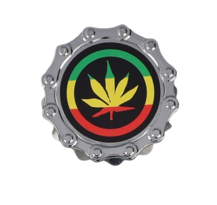 Srebrny Grinder Młynek do Suszu Tytoniu Ziół CBD Liść w Rasta Okręgach na Arena.pl