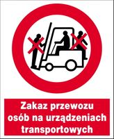 ZZO-14 Zakaz przewozu osób na urządzeniach transpo