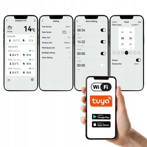 MULTI STACJA POGODOWY METEO SP400 WIFI +MIERNIK POWIETRZA HIGROMETR na Arena.pl