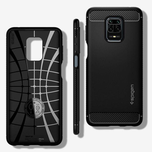 Spigen Rugged Armor Xiaomi Redmi Note 9S/9 Pro/9 Pro Max Matte Black na Arena.pl