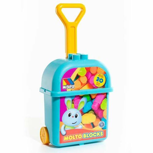 Gra Budowlana z Blokami Konstrukcyjnymi Moltó 20 Części WÓZEK na Arena.pl