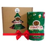 Zestaw na prezent herbata zielona green liściasta z sri lanki w puszce Barton 80g