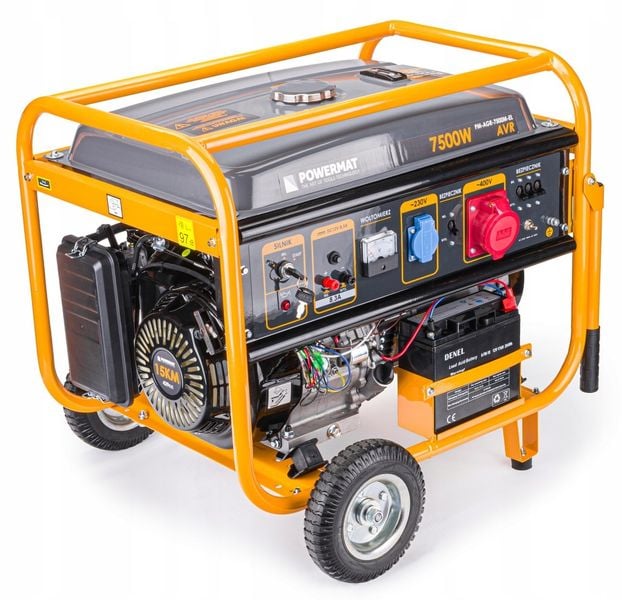 AGREGAT  PRĄDOTWÓRCZY GENERATOR  7500W 230V 400V AVR, 2 LATA GWARANCJA zdjęcie 8