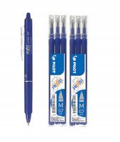 Pilot FRIXION Długopis Clicker 0,7 + 6 wkładów Ścieralnych niebieskie 0,7