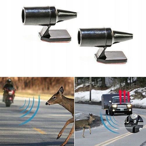 Odstraszacz zwierzyny gwizdek ultradźwiękowy 4 sztuki + kupon rabatowy na Arena.pl
