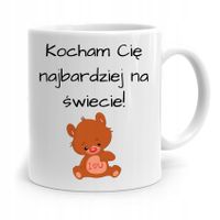Kubek Prezent Na Walentynki Kocham Cię Najbardziej Z Nadrukiem Ze Zdjęciem