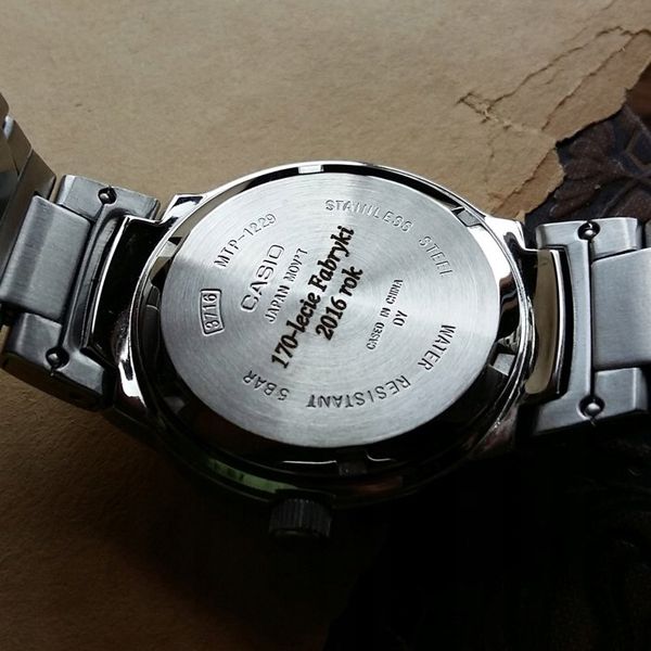 Zegarek Męski Casio A130WE-1AEF srebrny zdjęcie 3