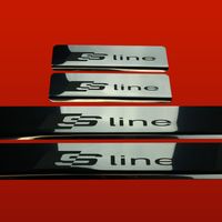 Listwa progowa AUDI A5 B8 SLINE Stal nierdzewna 304 połysk 4szt