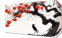 Obraz 30x20cm Kruk przy Drzewie