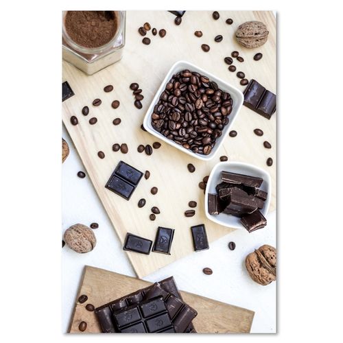 Deco Panel, Kawowy bałagan 40x60 na Arena.pl