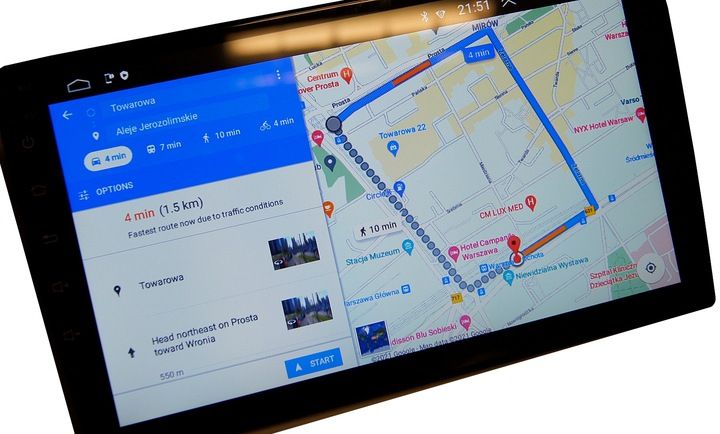 Radio dotykowe 9cali samochodowe 2/32gb USB GPS WiFi Bluetooth Android Auto zdjęcie 1
