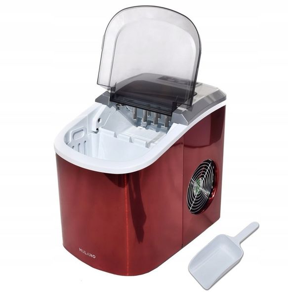 KOSTKARKA MASZYNA DO LODU Mulano Czerwona MASZYNKA DO 15kg LODU NA DOBĘ zdjęcie 10