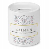 Skarbonka Dla Barmana Barman Piwa Koktajle Z Nadrukiem Ze Zdjęciem