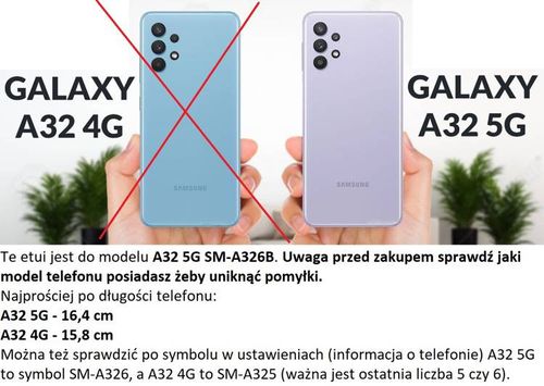 Etui Shock Case do Samsung Galaxy A32 5G czarny na Arena.pl