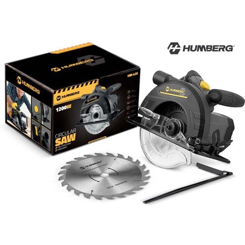 Pilarka tarczowa do drewna 1200 W Humberg HM-420 piła z prowadnicą odsysanie pyłu na Arena.pl