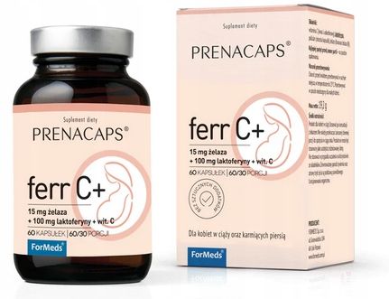 ForMeds PRENACAPS ferr C Żelazo + WITAMINA C ciąża na Arena.pl
