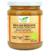 Krem Orzechowy MIX (4 Orzechy) BIO 250 g - BIO Planet