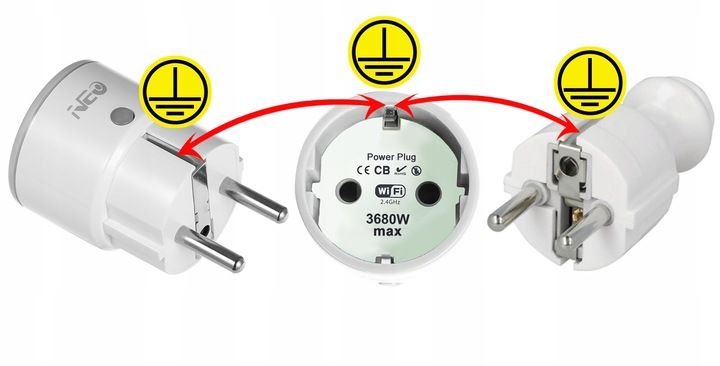 Inteligentne Gniazdko TUYA WIFI Smart 16A POMIAR zdjęcie 12