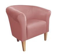 Fotel Milo nogi 20cm buk róż indyjski MG58