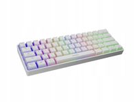 Klawiatura mechaniczna Genesis Thor 660 RGB Gateron Red Biała