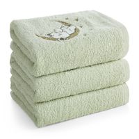 Ręcznik Baby74 60X120 cm miętowy bawełna 310 g/m² z kapturem