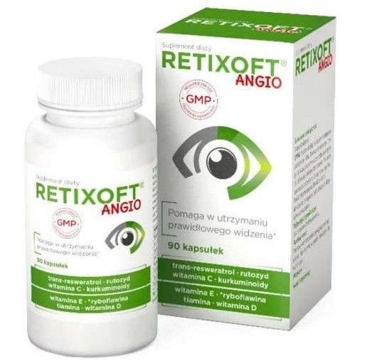 Retixoft Angio prawidłowe widzenie 90 kaps. zdjęcie 1