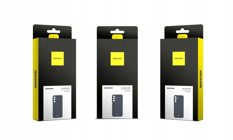 Spacecase Silicone Case Galaxy A25 5G Black zdjęcie 12