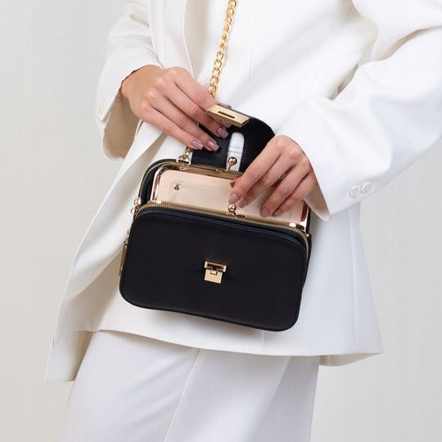 Alessio TOREBKA Damska KUFEREK Pojemna PORTFEL KOPERTÓWKA 2W1 na Arena.pl