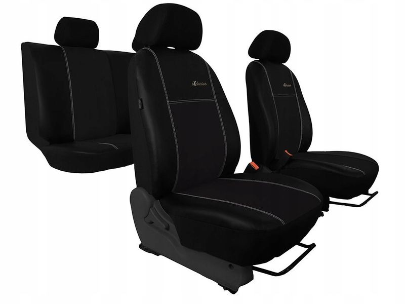 VW PASSAT B3 B4 B5 B6 BORA GOLF pokrowce ALKANTARA zdjęcie 6