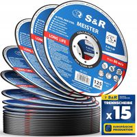 TARCZA TNĄCA DO SZLIFIERKI KĄTOWEJ X15 TARCZA DO CIĘCIA GRUBOŚĆ 1mm WŁÓKNO