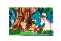 Drewniana EKO kolorowa układanka dla dzieci Zabawka PUZZLE 12 el.