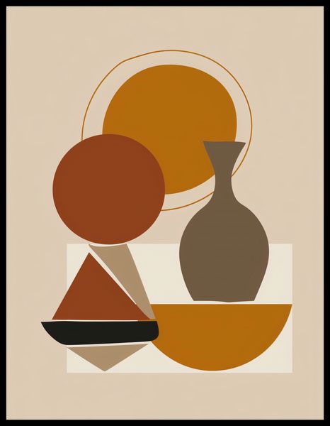 Plakat 50x65cm Geometryczna Utrata zdjęcie 2