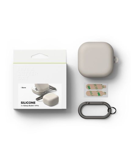 ringke silicone samsung galaxy buds 4 / 4 pro stone na Arena.pl