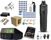 Zestaw Maszynka do tatuażu kartridże Pen kompletny TATTOO TATUOWANIA JAX