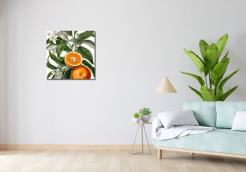 Obraz 60x60cm Dojrzałość Pomarańczy zdjęcie 2