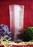 Wazon z grawerem na podziękowania, ślub, rocznice