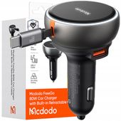 mcdodo mocna szybka ładowarka samochodowa 3x usb usb-c pd 80w led