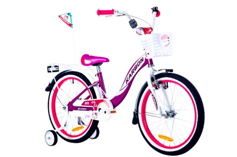 Rower rowerek dla dziewczynki 20" KARBON KITTY fioletowo-biały NOWY 2021