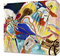 Obraz 40x40cm Improvisation No. 30,  Wassily Kandinsky Vintage