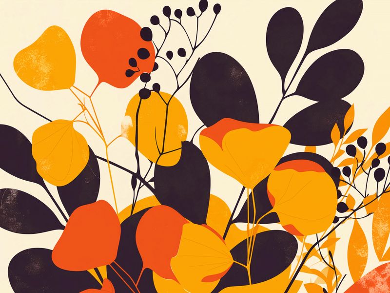 Plakat 40x30cm Ogrodowa Paleta zdjęcie 1