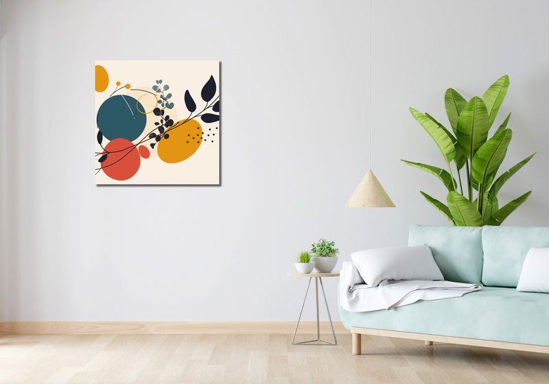 Obraz 70x70cm Kolaż Przyrody zdjęcie 2