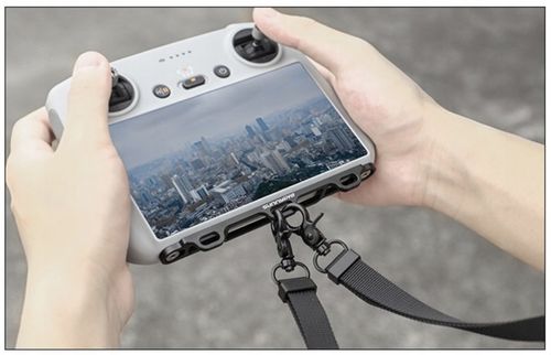 UCHWYT ALUMINIOWY + SMYCZ DO KONTROLERA DJI RC / RC 2 MINI 3 4 5 PRO na Arena.pl