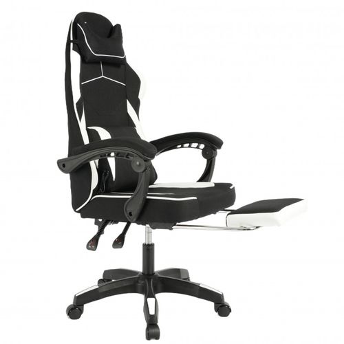 fotel gamingowy obrotowy vector z masażerem i podnóżkiem ko48b na Arena.pl