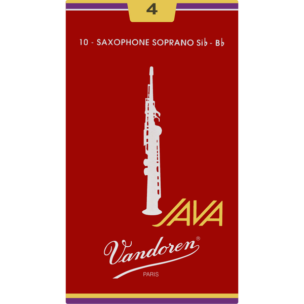 Stroik saksofon sopranowy sopran 4 Vandoren Java Filed Red SR304R 1 szt. zdjęcie 5