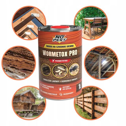 ŚRODEK PREPARAT NA KORNIKI SZKODNIKI DREWNA NO PEST IMPREGNAT na Arena.pl